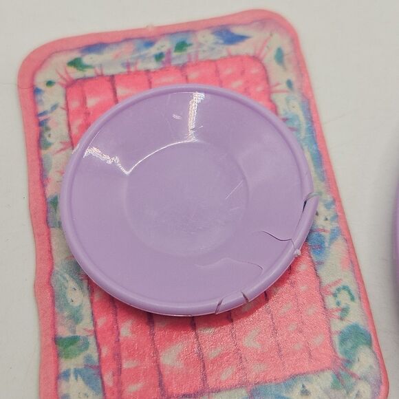 Vtg Barbie Sweet Roses Dining Lazy Susan Vegetable Platter Replacement Parts 80s - Picture 11 of 16